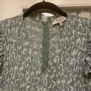 Smocked tiered midi